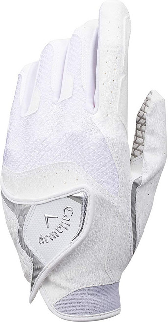9. 캘러웨이 (CALLAWAY) 골프 장갑 HYPER GRIP 남성 2021 년 모델 B08R6RZQXW, 왼손착용(오른손 잡이), 화이트