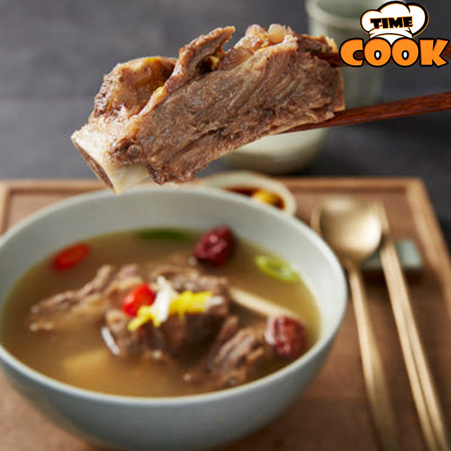 [타임쿡] 왕갈비탕 1-2인분 보양식 진한국물, 3개, 800g