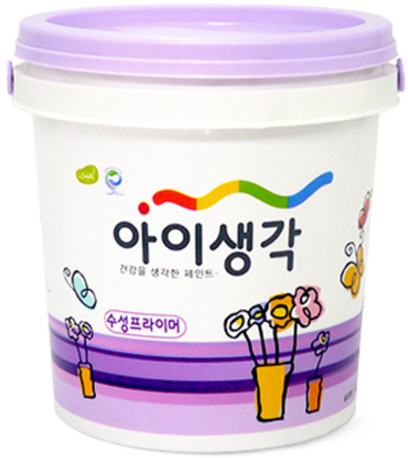 삼화페인트 아이생각수성프라이머 4L 로하스인증 친환경벽페인트, 투명, 1개