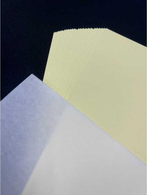 Fion A4/A5/A6 彩色象牙卡 250磅 美術紙 桌卡 書籤小卡 明信片, 1個, 黃色SH2306,小A6,10x14cm-18張
