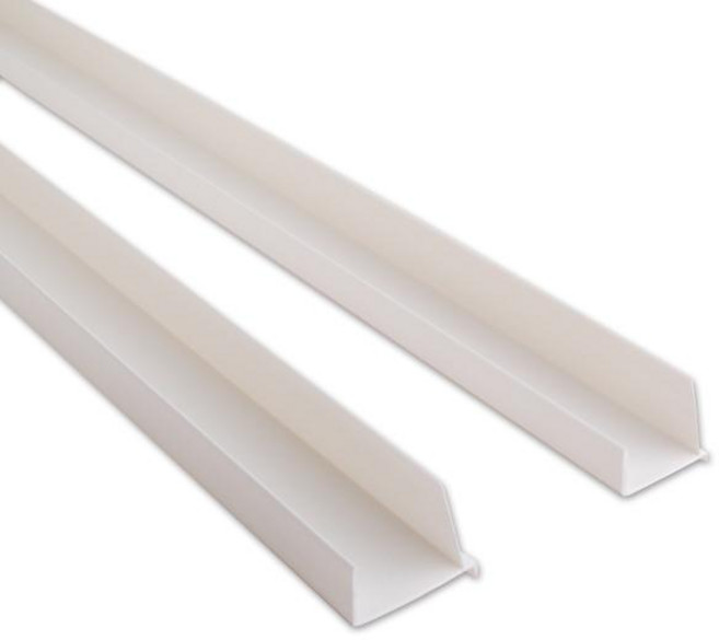 욕실 문 보호대 36mm, 백색, 1개