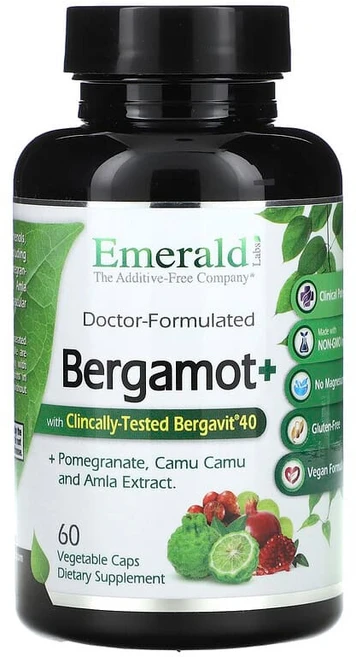 Emerald Laboratories 베르가모트 베지 캡슐, 60정, 1개 - 쿠팡