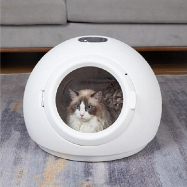 寵智迪寵物烘乾箱 大功率速乾吹毛機, 1個, 800W功率+自動集毛+紫外線殺菌