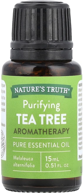 Nature's Truth 퓨어 에센셜 오일 정화 티트리 15ml(0.51fl oz), NaturesTruth퓨어에센셜오일정화티트리15ml05, 1개, 15ml - 쿠팡