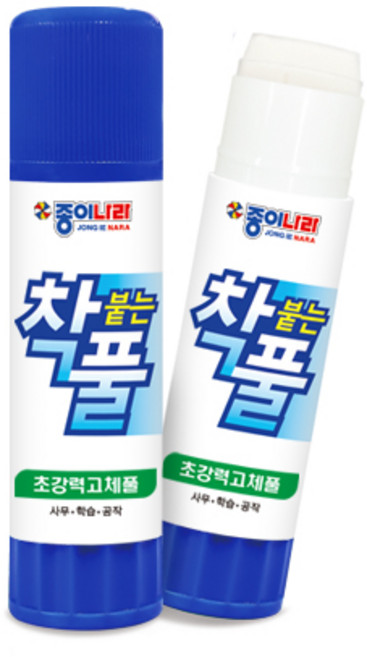종이나라 착붙는풀 착풀 / 초강력고체풀 / 고체풀 종이나라딱풀 투명풀 문구풀 무독성풀 무독성딱풀 어린이딱풀 어린이풀 공작용풀 대용량딱풀 종이나라풀, 1개, 25g