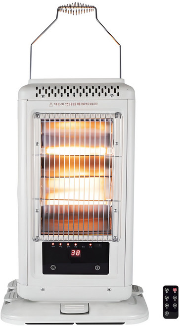 유니맥스 리모컨형 발터치 오방히터, 화이트, UMH-R5WF5501W