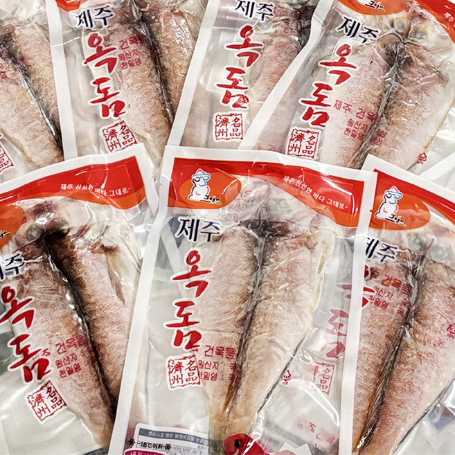 제주도 반건조 옥돔, 1세트, 촉촉 반건조 옥돔 5마리 (마리당130내외)