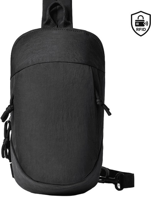 클랩비 RFID차단 경량 방수 슬링백 여행용 보안 가방