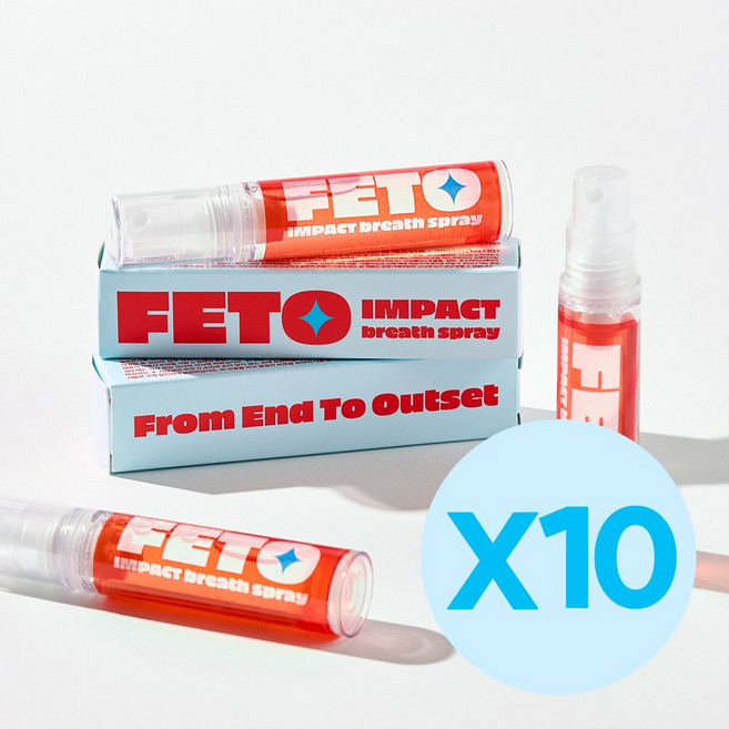 페토FETO 임팩트 구강스프레이, 10개, 10ml