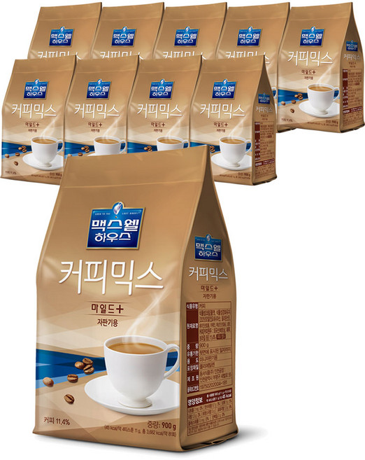 맥스웰 마일드 플러스 커피믹스 900gx10개, 900g, 1개입, 10개
