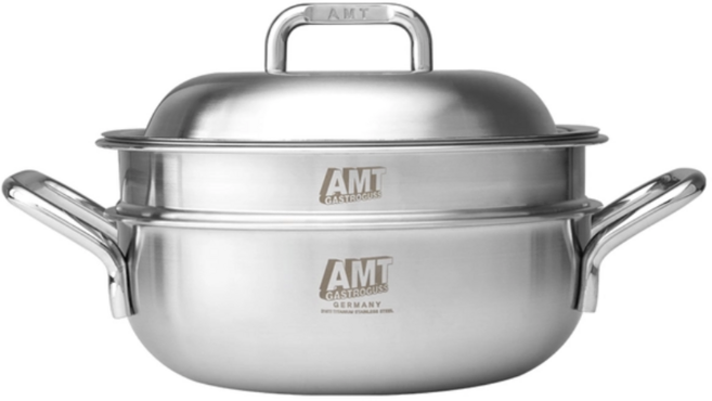 6위 - AMT 샤프 시리즈 스테인리스 멀티쿠커 22cm 바디 찜기 채반 뚜껑 통 5중 구조, AMT 샤프 시리즈 스