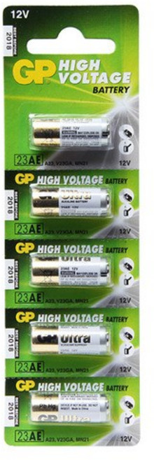 GP SUPER 23A 건전지 12V, 5개입, 1개