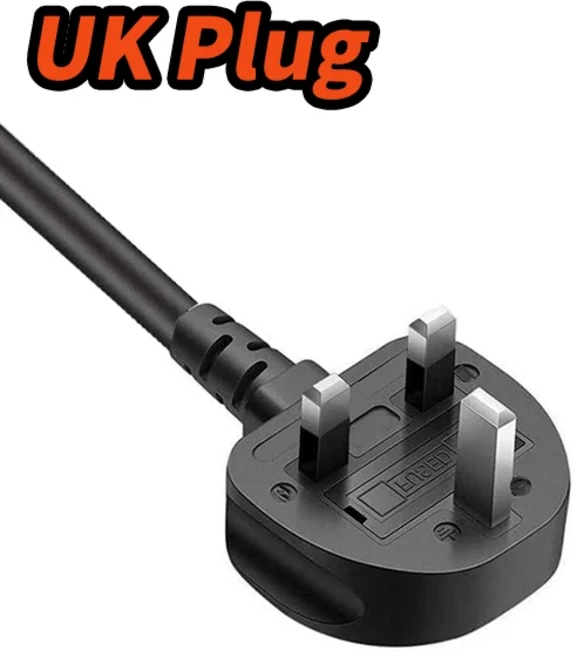 호환 짧은 AC 전원 코드 플러그 EU 케이블 IEC320 클로버리아 (노트북 어댑터 모니터 프로젝터용), 01 60CM, 01 60CM