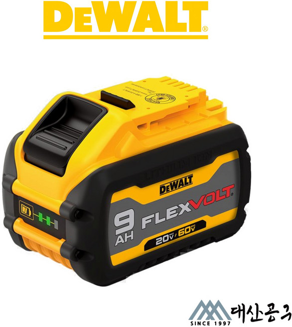 디월트 54V 밧데리 DCB547 DCB609 3.0Ah 배터리 플렉스볼트 18V 9.0Ah, 1개입, 1개