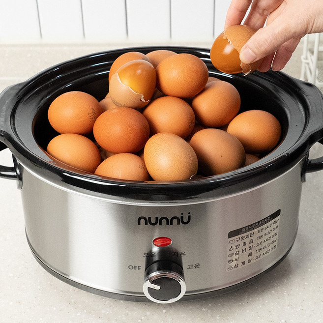 구운계란기계 맥반석 훈제 구운계란찜기 만드는 기계 계란굽는기계 슬로우쿠커 멀티쿠커