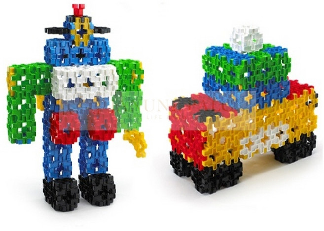 어린이집 유치원 천재 사각 십자 와플블럭 놀이 IQ 학습용 생일 5살여아, 1개