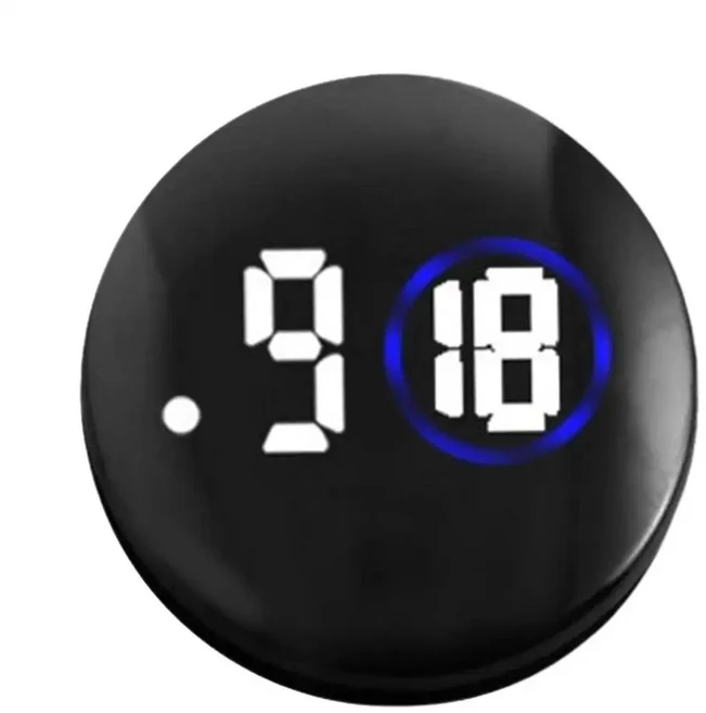 야광 디지털 자동차 시계 소형 방수 대시보드/벤트 가시성 및 불편한 디자인 문제 해결, 01 A