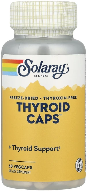 Solaray 동결건조 Thyroid Caps 60정, 1개 - 쿠팡