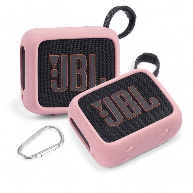 JBL GO4 컬러 하우징 범퍼 케이스, 딥핑크