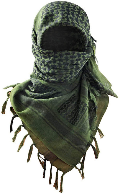 쉬마그 쉐마그 택티컬 사막 서부 전술 밀리터리 스카프 넥워머 목도리 바이크 서바이벌 땀흡수, 그린, 1개