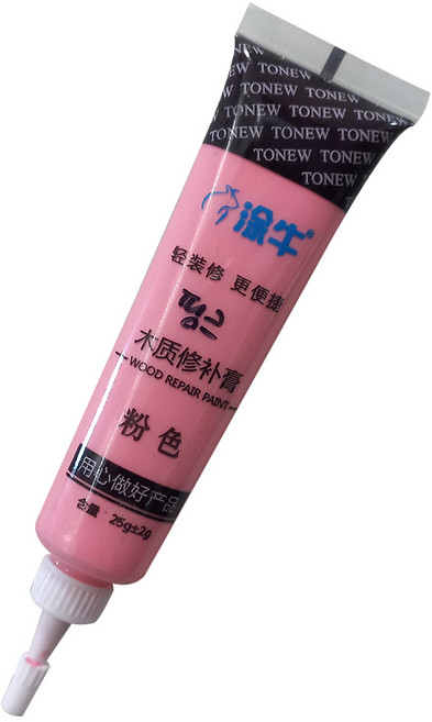 인테리어필름 시트지 도배 마루 타일 가구 보수제/메꾸미 우드필러 -핑크/분홍, 1개