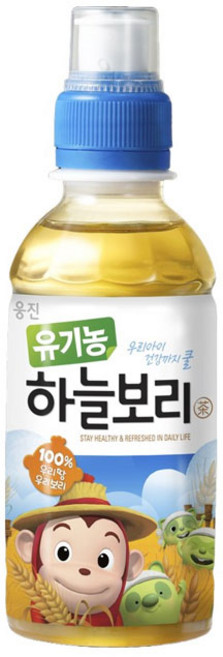 웅진 유기농 하늘보리차, 200ml, 10개