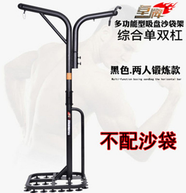 치닝디핑 홈트 턱걸이 철봉 평행봉 샌드백 가정용 실내용 가성비좋은 손쉬운, 투인원 블랙