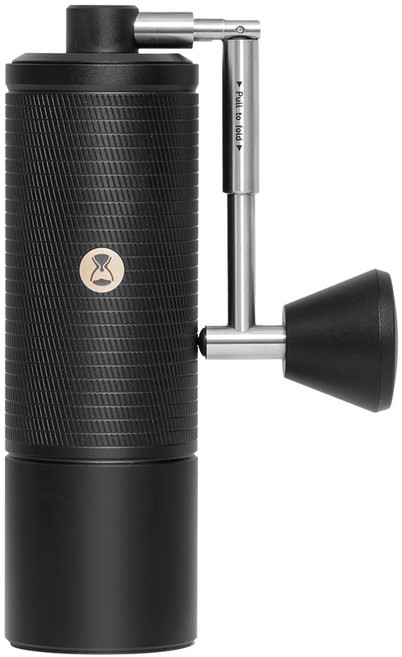 타임모어 C5 프로 체스트넛 우드 핸드밀, 1개, 옵시디언 블랙, 30ml