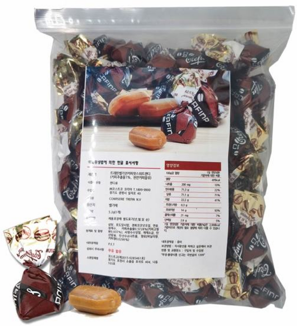 벨기에 커피캔디 커피사탕, 80개, 5.2g