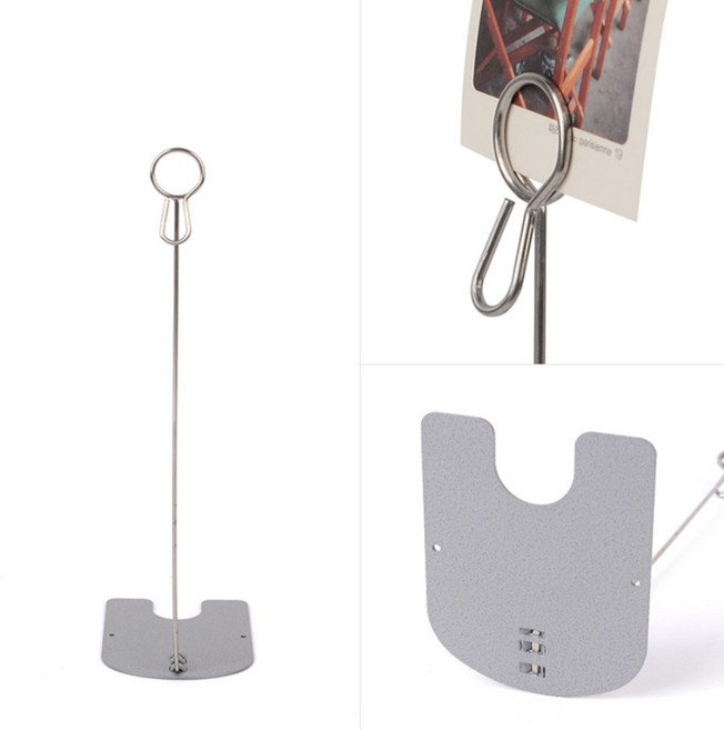 메모홀더 쇼클립 베이커리이름표 빵집가격표, 원형 - 중