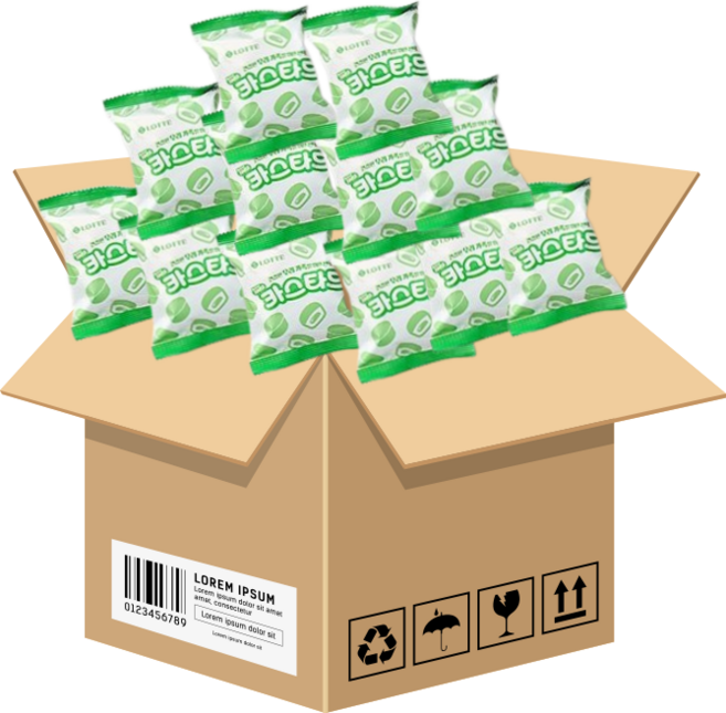 롯데 카스타드 오리지널 (개별포장) 신제품, 40개