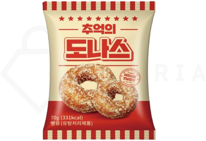 추억의 도나스 BOX 70gx8봉, 70g, 16개