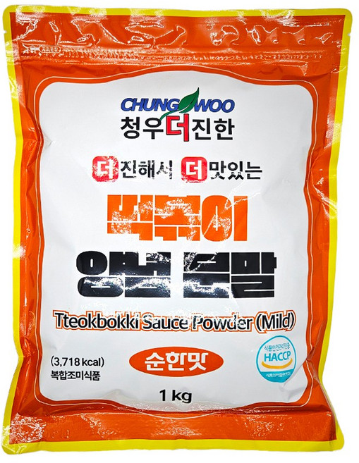 청우식품 더진한 떡볶이 양념분말 1kg (1박스10개입), 1개
