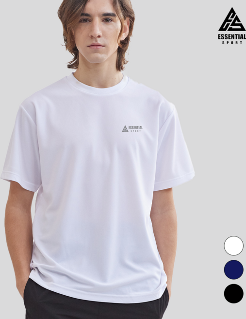 에센셜스포츠 남자 기능성 운동 반팔티 S~4XL