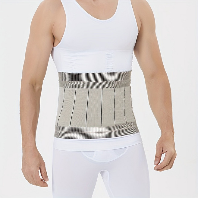 남성용 통기성 좋은 고탄력 허리 서포트 밴드