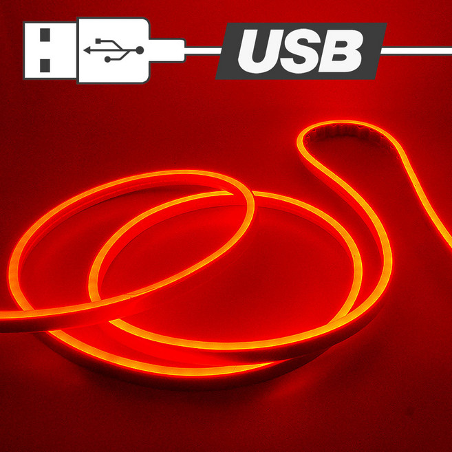 USB 전원타입 실리콘 면발광 V3 LED바 50cm 연결발송, 스위치형USB, 1개