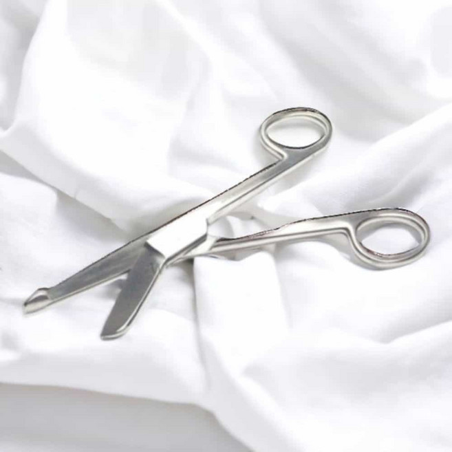 의료용가위 Bandage Scissors PK/SS 5-125LP/5-126LP 하품 의료용겸자 의료용집게 의료용기구 의료용포셉, 5-125LP(하품)