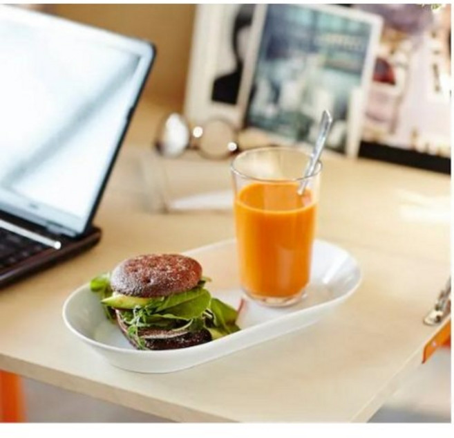 홈파티 타원형 서빙플레이트 화이트 접시 디저트 과일 플레이팅 도자기 그릇, 특대, 1개