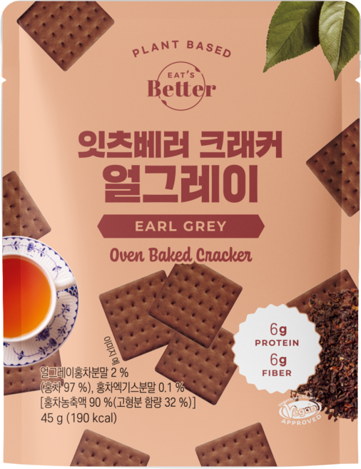 잇츠베러 크래커 얼그레이, 45g, 10개