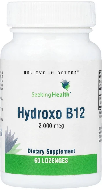 시킹헬스 Hydroxo B12 비타민B12 하이드로소코발라민 2000mcg 로렌지 60정, 1개 - 쿠팡