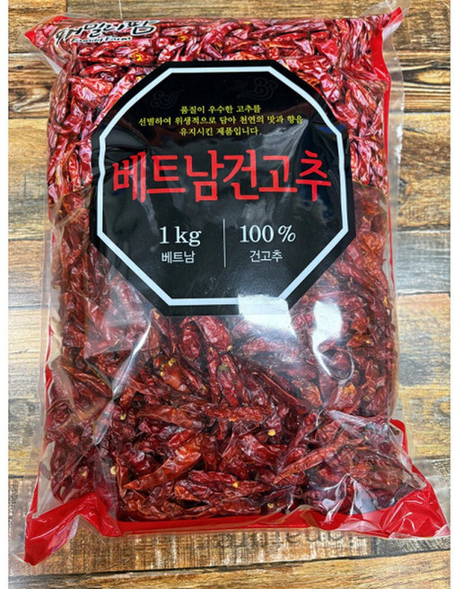 건고추 월남고추 1kg 업소용 식당용 땡초 베트남고추 대용량, 1개