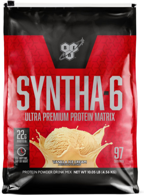 BSN 신타6 SYNTHA-6 프리미엄 단백질 파우더 바닐라 아이스크림 맛, 4.56kg, 1개