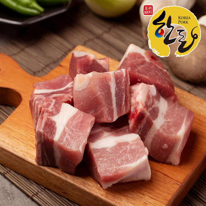 [당일출고]돈팡 한돈 돼지갈비찜용 1kg+1kg+1kg+1kg, 4개, 1kg