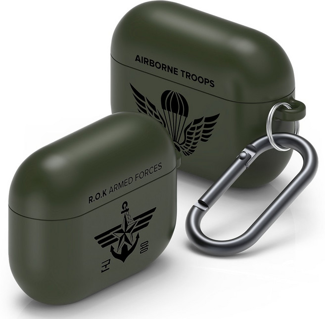 플래나 밀리터리 시리즈 에어팟 프로 TPU 케이스, 1. 군용 카키