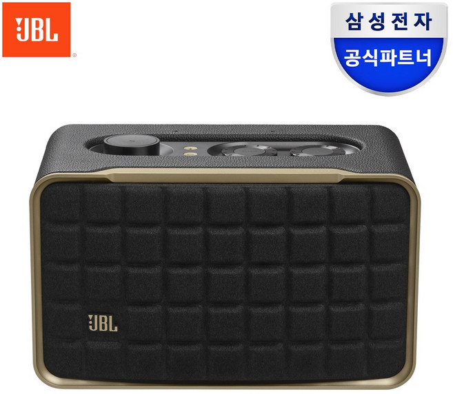삼성공식파트너 JBL AUTHENTICS 200 블루투스 스피커 어센틱 200 블랙색상 (WIFI 멀티룸재생 스테레오2.0채널 자동셀프튜닝 전용앱), 블랙, JBLAUTH200BLK