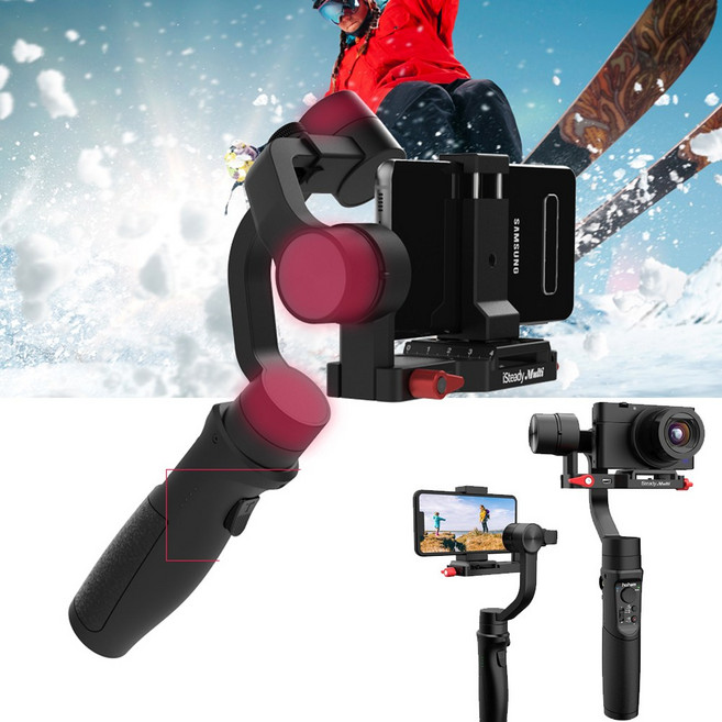 갤럭시S21/S21＋ 울트라 멀티 3축짐벌/액션캠/디지털카메라장착/셀카봉, 3축짐벌, 1개