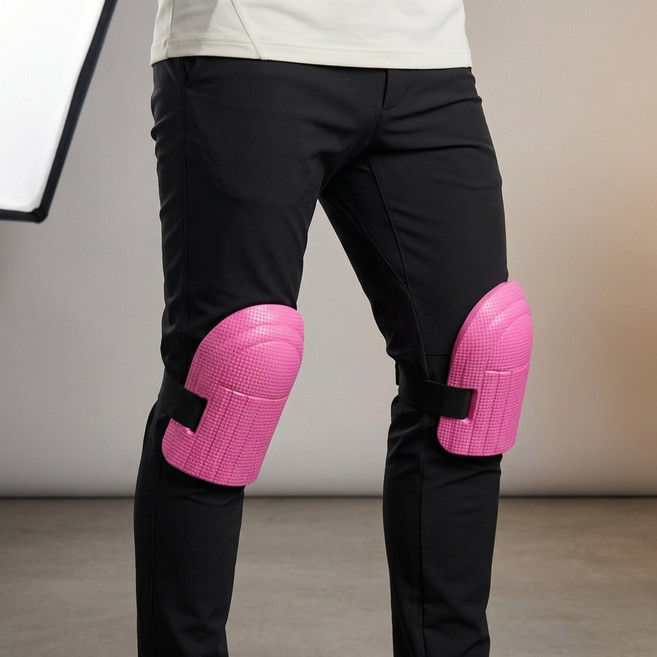 푹신한 무릎 보호대 패드 2p (고급형), pink, 1개