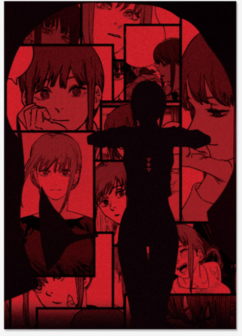 체인소맨 레제 펠트 패브릭포스터, FB_체인소맨_23, A3