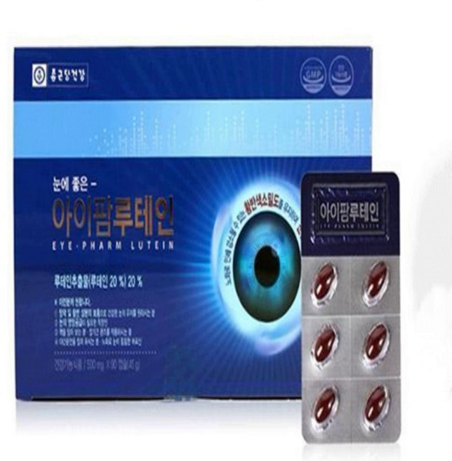 종근당건강 눈에 좋은 아이팜 루테인, 90정, 30개