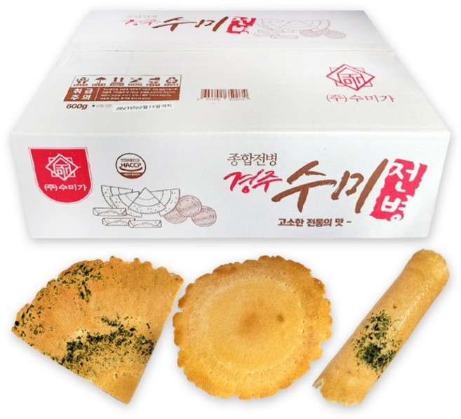 경주 수미가 전병 1박스 600g/수미가전병/센베과자/센베이/전통과자/전병선물, 600g
